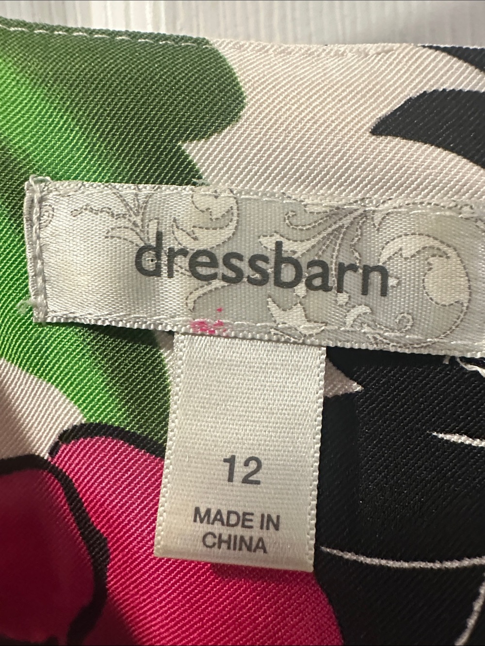 DRESSBARN Sleeveless Floral Fit & Flare Dress Sz12 Feminine Flattering Formal 🌸 - Picture 10 of 12